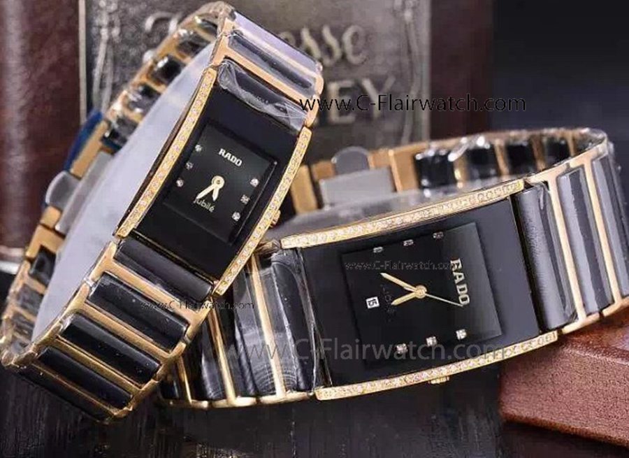 Rado Jubile Integral 2T Black Ceramic Diamond Case Rado Replica